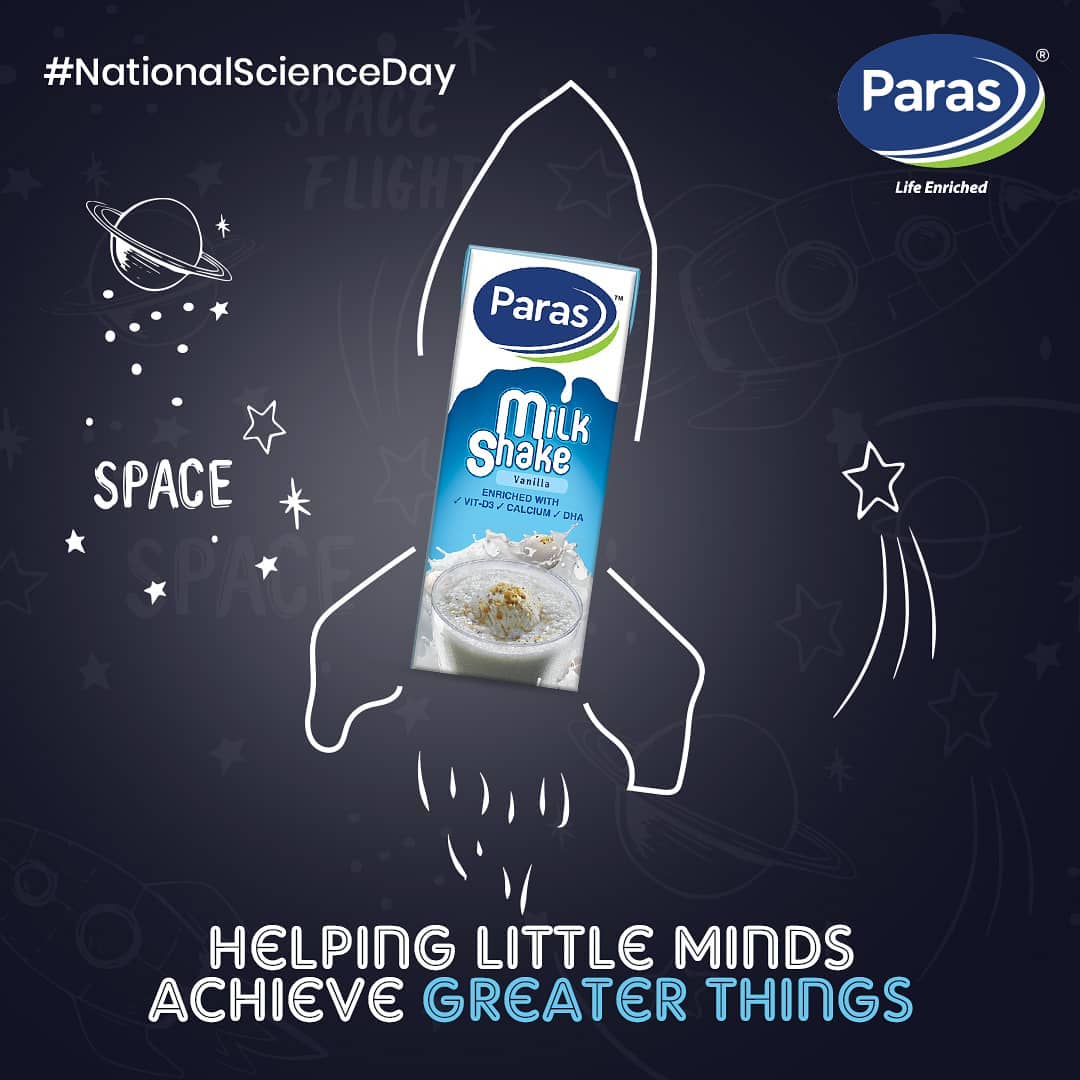 Paras- Milk shake - social media